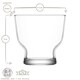 image 3 of LAV Petit Glass Ice Cream Bowls - 240ml - Pack of 6 Clear