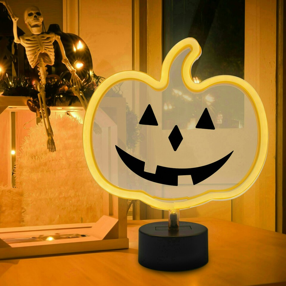image 1 of LED Neon Pumpkin