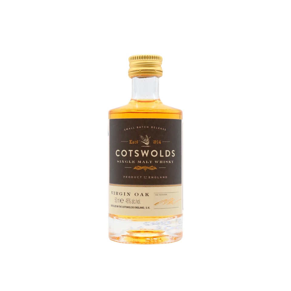 Cotswolds - Virgin Oak Single Malt English Whisky Miniature