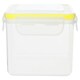 image 4 of Herrela 5pc Square Food Containers with Airtight Lids