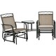 image 1 of Outsunny 2-Person Outdoor Glider Rocker Chair with Center Table