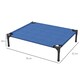 image 4 of Pawhut Elevated Pet Bed Cool Cot Dog Sleep Folding Indoor Outdoor Camping 76Lcm