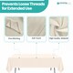 image 5 of 1pc Rectangle Tablecloth Premium Polyester Tablecover - 90 x 132 Inch