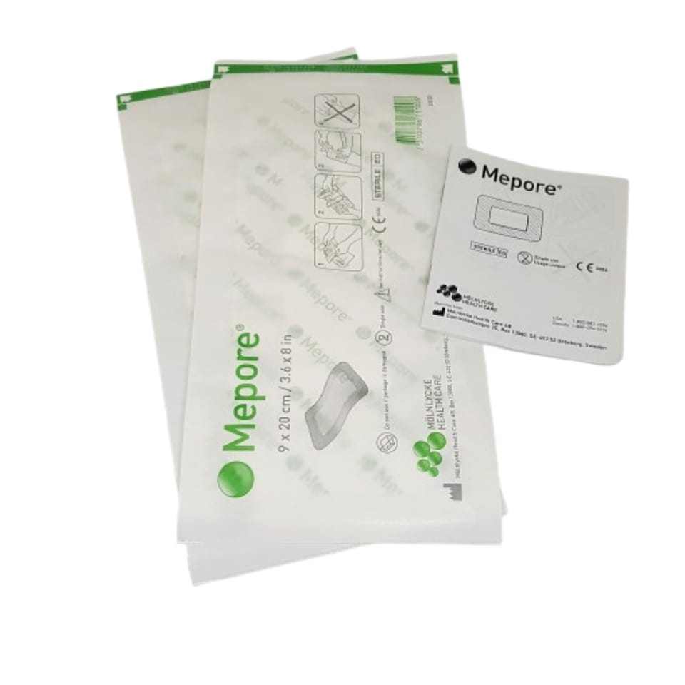 Mepore 9cmx20cm Sterile Adhesive Surgical Dressings Pack of 10