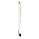 image 2 of Oypla Foldable 2 Step Ladder Stepladder Non Slip Tread Safety Steel Portable Step Stool White