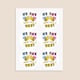 image 3 of What Will it Bee Gender Reveal Round Stickers 88mm - Sheet of 6
