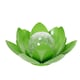 image 1 of ValueLights Green Solar Powered Outdoor Waterlily Lotus Flower Decoration Garden Light | Green
