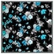 image 3 of Blue roses (Picutre Frame) Black | M