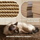image 5 of Yaheetech 137cm Tall Cat Tree with Scratching Posts Brown