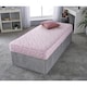 image 3 of Kids Range Pink Unicorn Mattress - 6.5" Deep, Soft Quilted Sleep Surface | Pink | Single