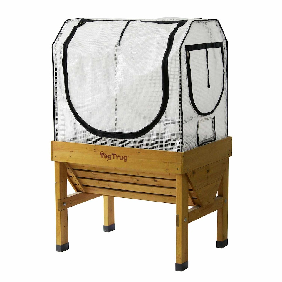 image 1 of VegTrug Small Greenhouse Frame & PE Micro-Mesh Cover Set