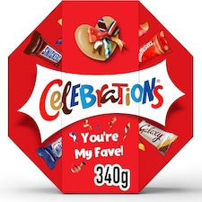 Celebrations Centrepiece 340g Chocolate Gift with 'You're My Fave' Sleeve