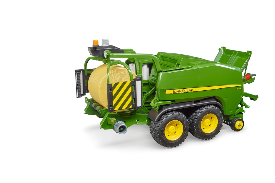 image 1 of Bruder John Deere wrapping chamber baler C441R Detailed Vehicle & Playset Model