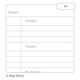image 4 of Pack of 10 Rhino 8 x 6" 84 Page Red 5-Day Week Homework Diaries