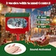 image 2 of COSTWAY Christmas Street Lamp Decoration 150 cm Street Light Red | 5ft