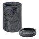 image 1 of Argon Tableware 2 Piece Marble Wine Bottle Coaster & Cooler Set - Black Multi