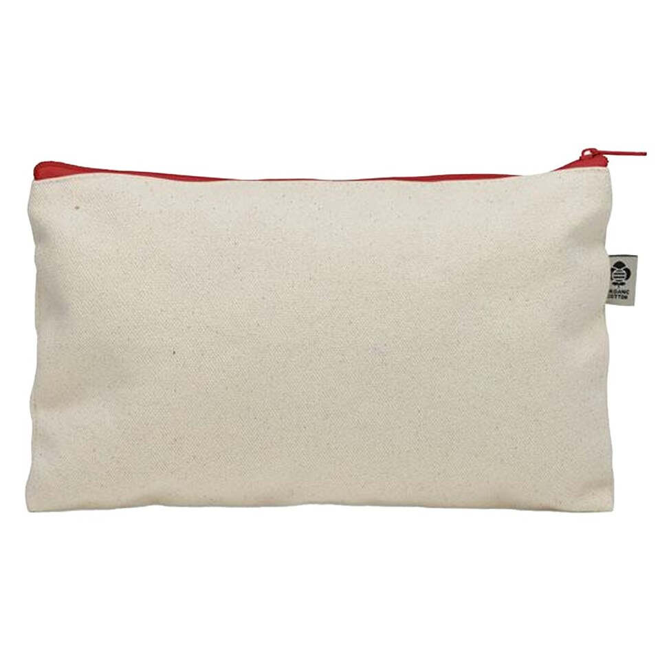 image 1 of MidOcean Pesacara Cotton Cosmetic Bag - Red - One Size Red