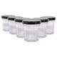 image 1 of Argon Tableware Glass Jam Jars with Lids - 42ml - Pack of 6