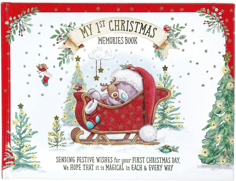 image 1 of Me to You Tiny Tatty Teddy Baby's First Christmas Memory Book