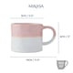 image 3 of Mikasa Pink & White Ombre 350ml Mug