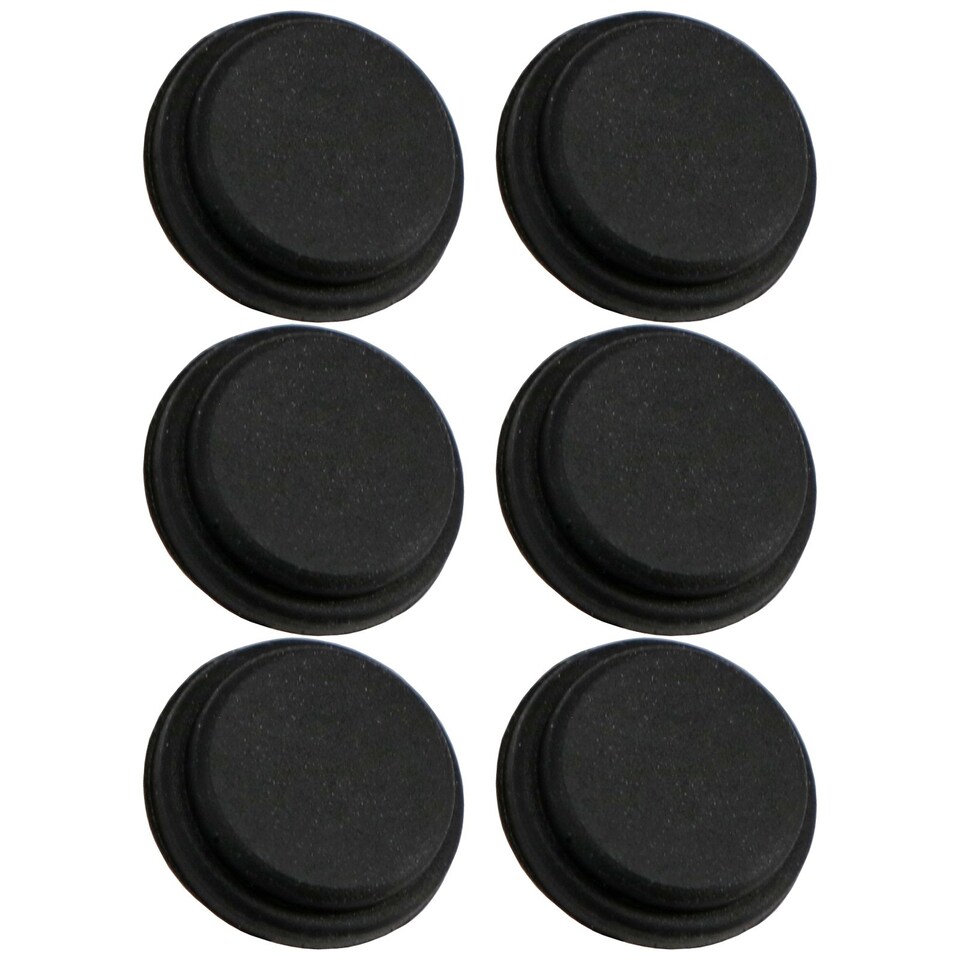 image 1 of SPARES2GO Burst Disc Seal for TRITON Shower Electric Membrane PRD Seals Discs Black x 6