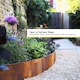 image 7 of Nicoman Pre Rusted Metal Lawn Edging Border, Garden Edging | Bronze | Rust | 5m | 1