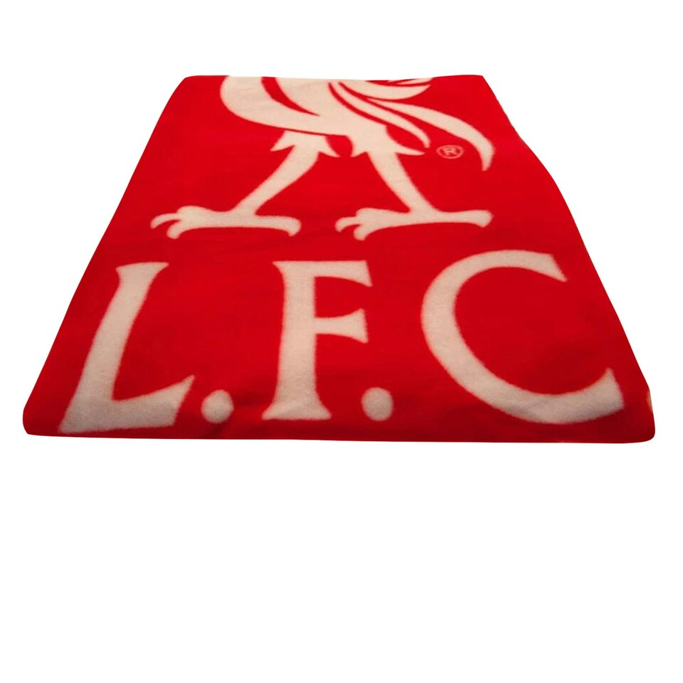 image 1 of Liverpool FC Pulse Fleece Blanket - Red - One Size