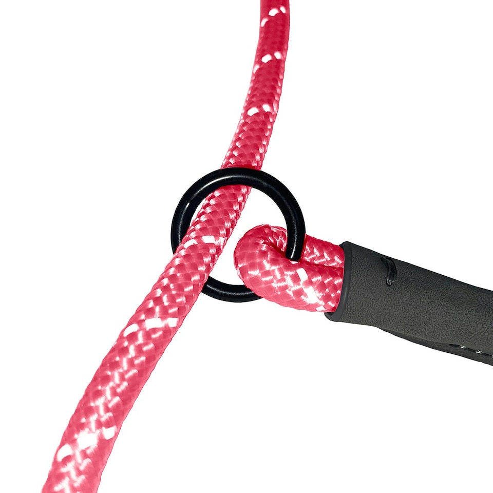 image 1 of HugglePets Reflective Rope Slip Dog Lead - 113 x 1.0 cm Pink