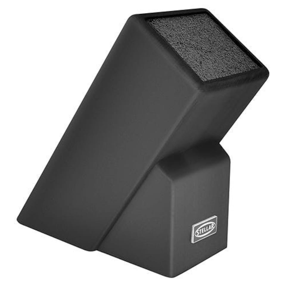 image 1 of Stellar Fibre & Beech Black Universal Knife Block