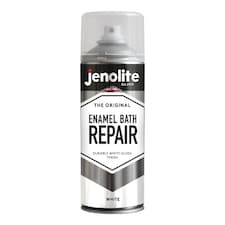 Jenolite Gloss Touch Up Enamel Paint - White - 400ml Spray Can