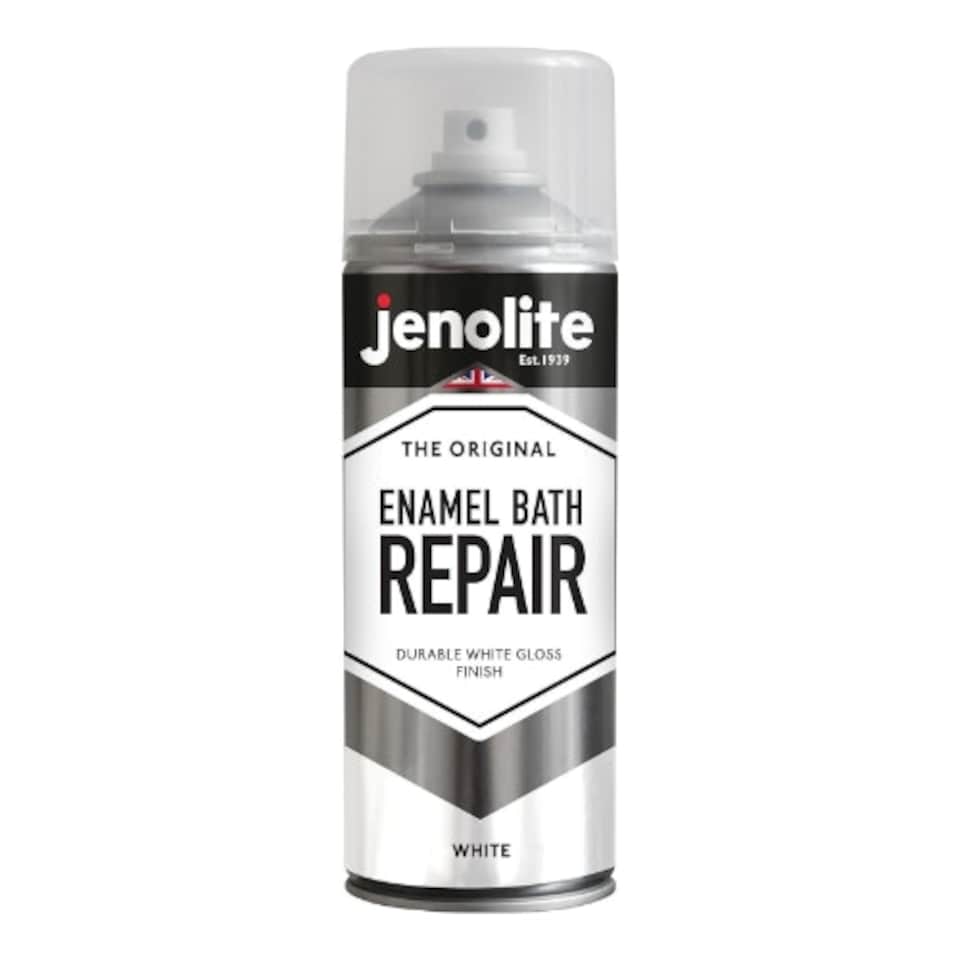 Jenolite Gloss Touch Up Enamel Paint - White - 400ml Spray Can