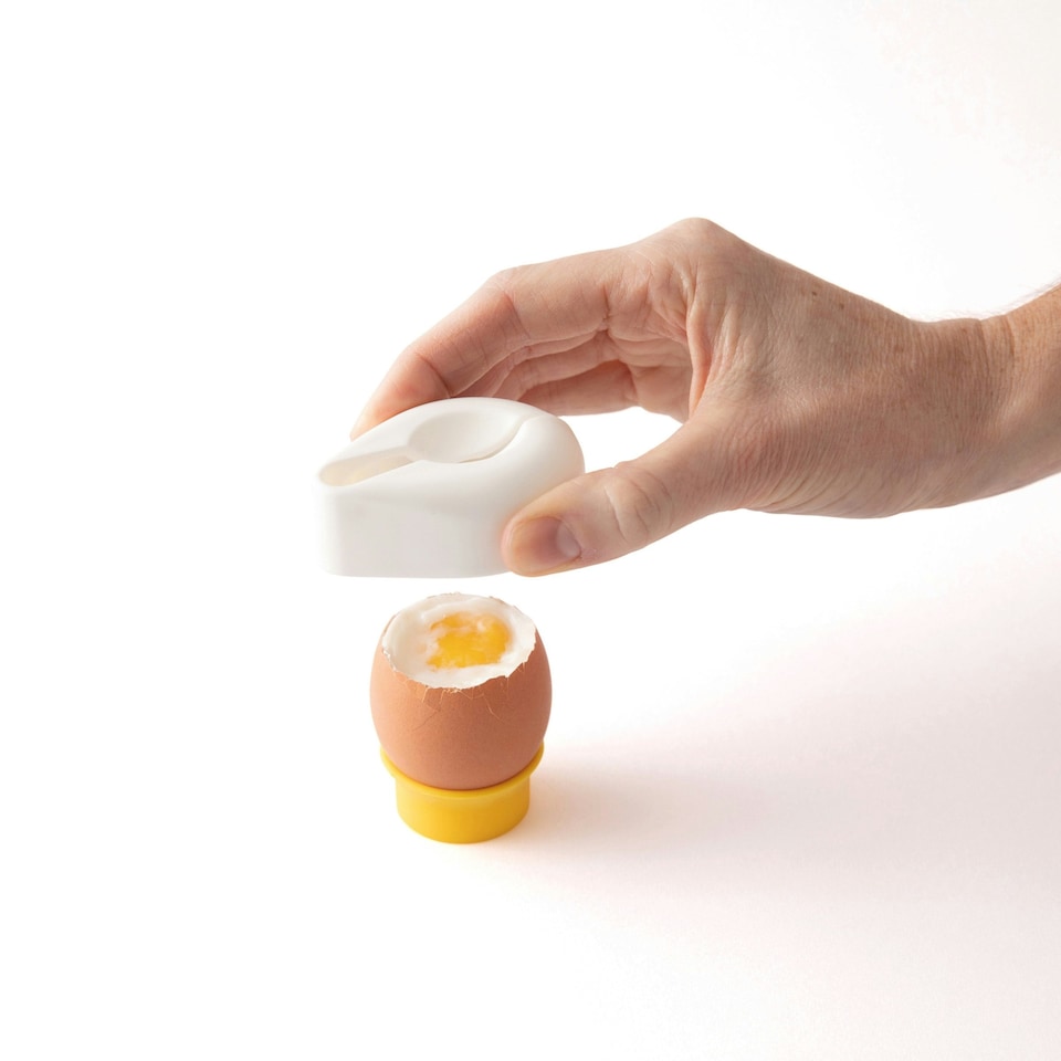 image 1 of Chef'n Topster Egg Topper Cutter BPA-Free Stainless Steel