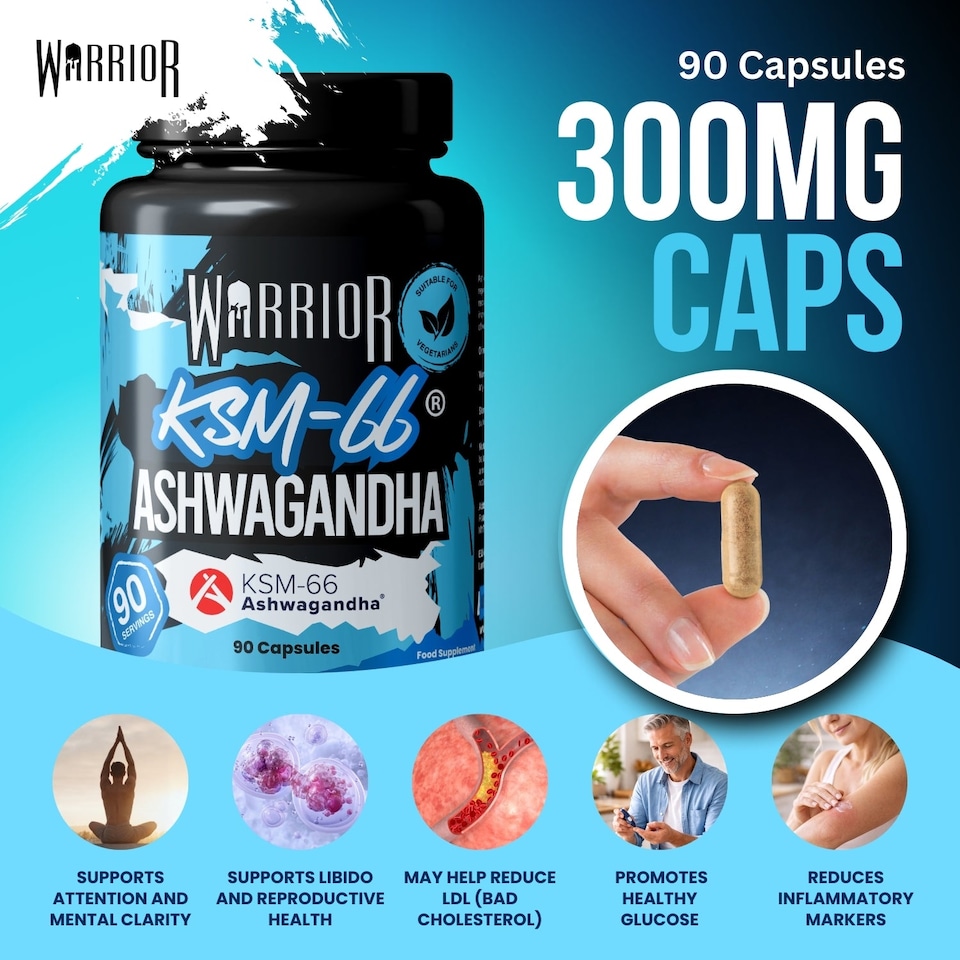 image 1 of Warrior Ashwagandha - 90 Capsules