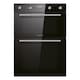 image 1 of Statesman BDM373BL Built-In Double Oven, 3 Cooking Functions, LED Display, 35/70L, Black