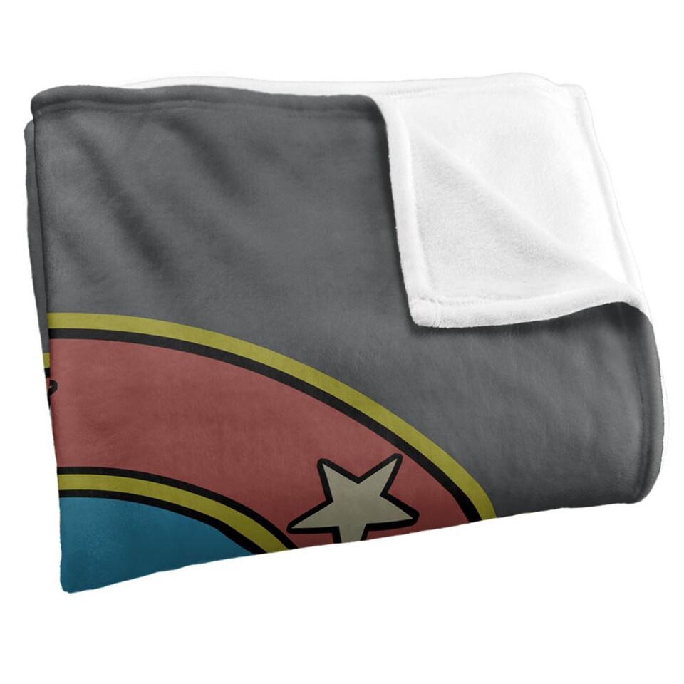 image 1 of Wonder Woman Vintage Logo Blanket