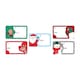 image 2 of Pack of 50 Cute Christmas Stickers