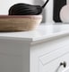 image 4 of Karlstad Chest of Drawers 3 Drawer Wide in Classic White