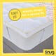 image 5 of Snug Deeply Dreamy Extra Deep Mattress Topper, 10 cm Thick | White | 1