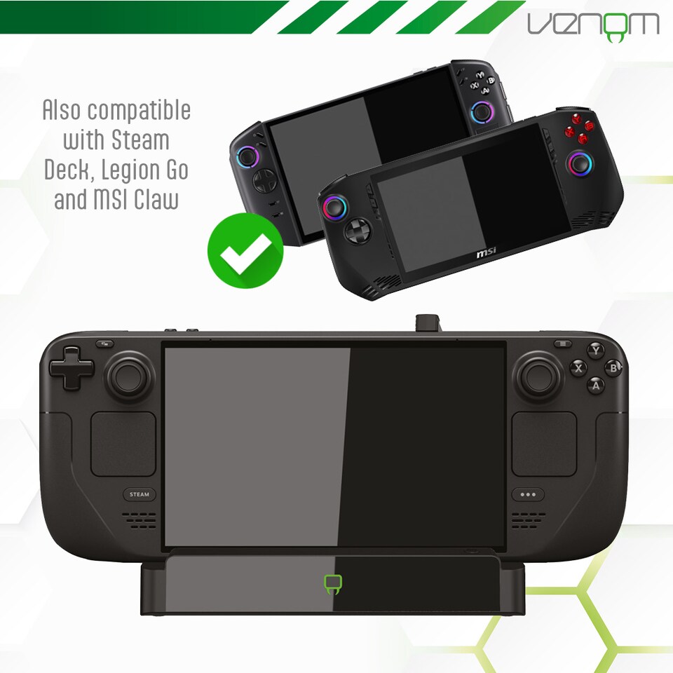 image 1 of Venom ROG Xbox Ally Cool & Charge Media Dock