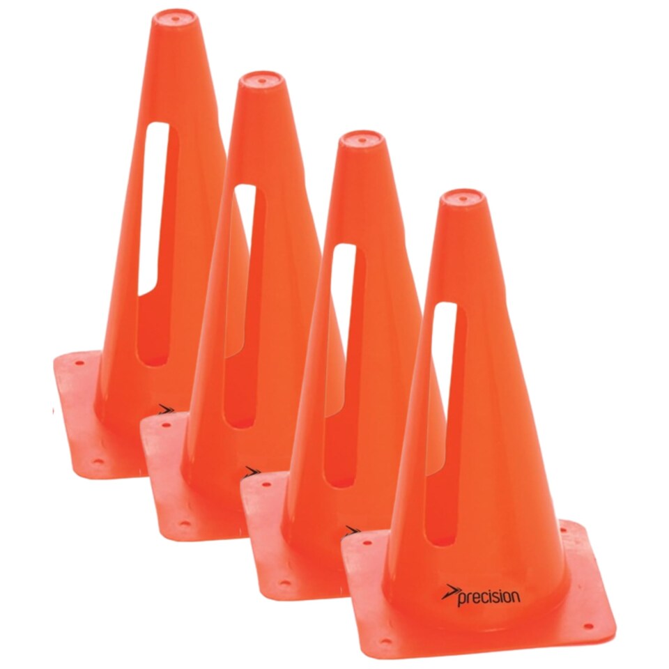 image 1 of Precision Collapsible Vinyl Cones - Orange, 12 Inch