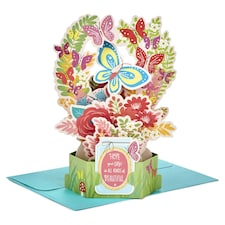 Paper Wonder Pop Up Birthday Card 'Butterfly Bouquet'