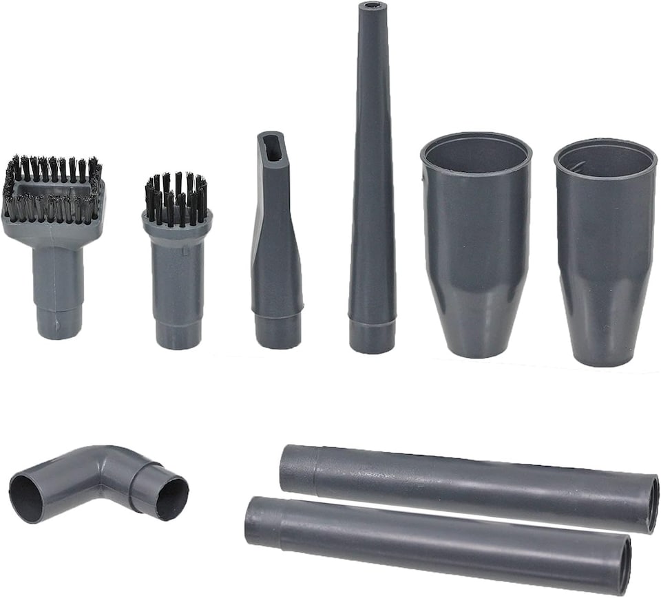 image 1 of SPARES2GO Complete Micro Tool Kit Mini Attachments Set Compatible with Shark Vacuum Cleaner 35mm PC Desk Car