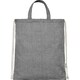 image 1 of Pheebs Polycotton Drawstring Bag - Black Heather - One Size