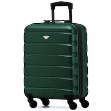 55x40x20cm Ryanair (Priority) TUI, Carry on Cabin Suitcase Hard Shell Approved for 60+ Airlines Green | Forest Green/Black | Cabin Bag