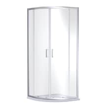 6mm Glass Quadrant Shower Enclosure 1900 x 800 x 800mm Chrome | Silver | Chrome | 1