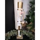 image 5 of 60cm Wooden Christmas Nutcracker Soldier Decoration with White Body and Shoes