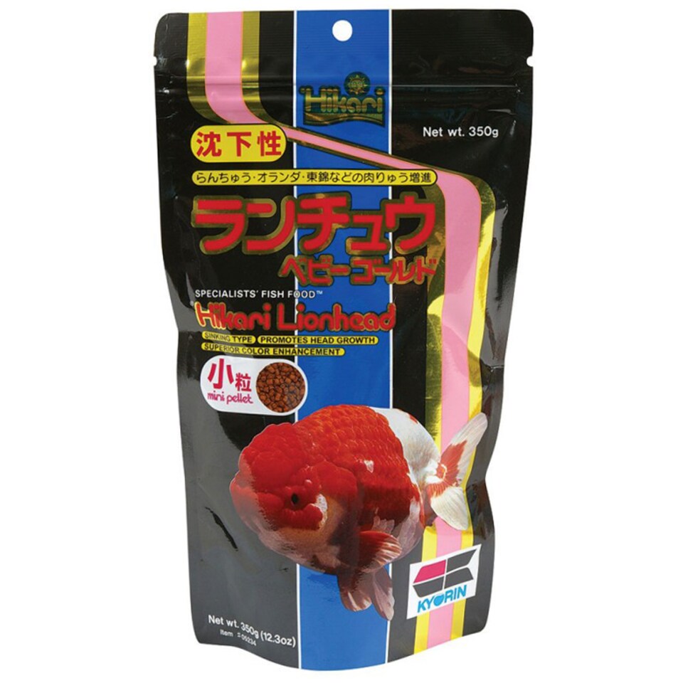 image 1 of Hikari Lionhead Mini Food 350g | Gold | 1