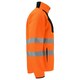 image 4 of Projob Mens Hi-Vis Soft Shell Jacket - Orange/Black - M