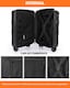 image 8 of Hard Shell Cabin Luggage 40x30x20 Carry On Suitcase TSA Lock | Black | Black | Cabin Bag