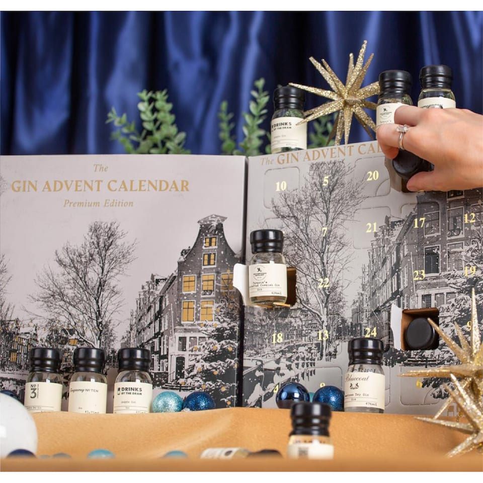 image 1 of Gin Advent Calendar - Premium Classic Edition - White Christmas | Clear